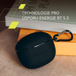 Bezdrátová stereo sluchátka True Wireless TWS-5 modrá