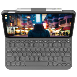 Logitech Slim Folio for iPad (10th gen a A16) - GREY - UK - INTNL