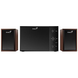 POŠKOZENÝ OBAL - GENIUS repro SW-2.1 350/ 2.1/ 15W/ dřevěné/ barva dřevo