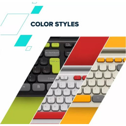 CANYON HSET-W5 bezdrátový SET CS klávesnice + optická myš, 2,4 Ghz, 105 kláves, béžový