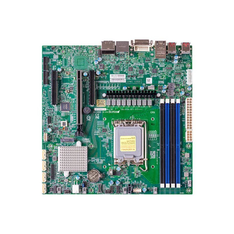 SUPERMICRO MB LGA1700 (core 12g), Q670E,4xDDR5,8xSATA3,M.2, PCIe5.0 x16, 2x PCIe4.0 x4, HDMI,2xDP,DVI,Audio,2x 2.5GLAN