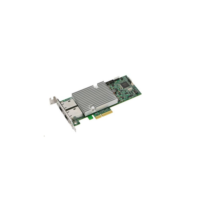 SUPERMICRO standard Low-profile dual-port 10Gbase-T with NC-SI, Intel X550