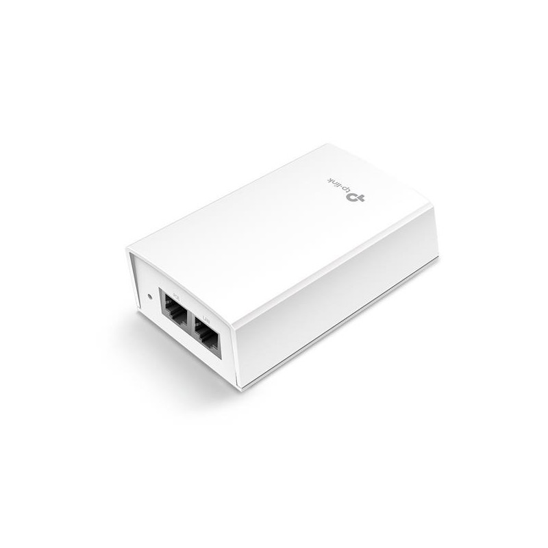 Omada 48V Passive PoE Injector Adapter PORT: 1× Gigabit PoE Port, 1× Gigabit Non-PoE Port SPEC: Data and Power Carried o
