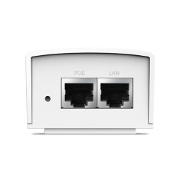 Omada 48V Passive PoE Injector Adapter PORT: 1× Gigabit PoE Port, 1× Gigabit Non-PoE Port SPEC: Data and Power Carried o
