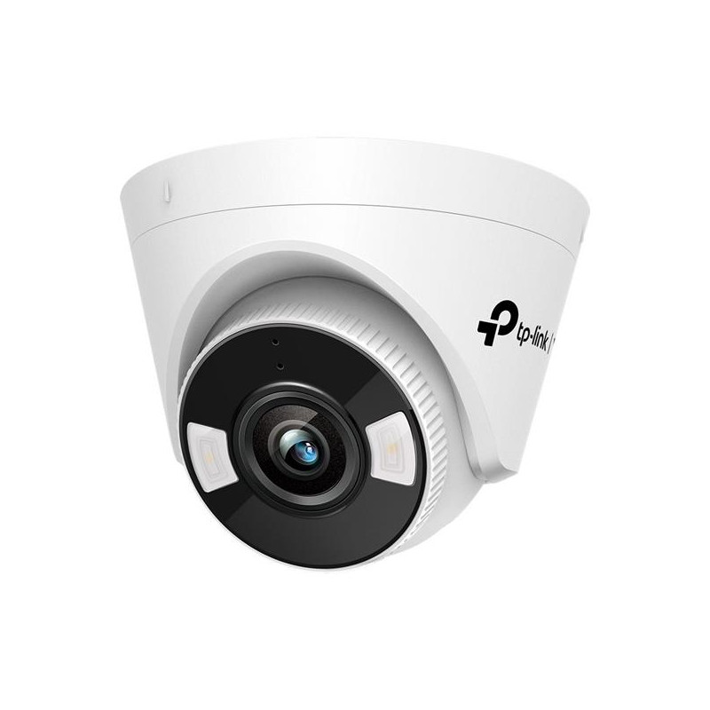 5MP Full-Color Turret Network Camera SPEC:H.265+/H.265/H.264+/H.264, 1/2.7" Progressive Scan CMOS, Color/0.005 Lux@F1.6,