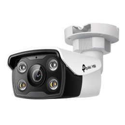 5MP Full-Color Bullet Network Camera SPEC: 5MP, 4mm Fixed Lens, 1/2.7” Progressive Scan CMOS, H.265+/H.265/H.264+/H.264,