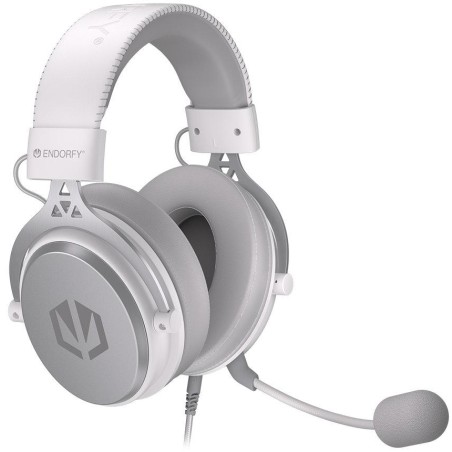 Endorfy headset VIRO OWH / drátový / s odnímatelným mikrofonem / 3,5mm jack / bílý