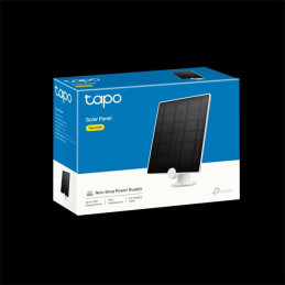 Tapo Solar Panel SPEC: 5.2V 4.5W FEATURE: Non-Stop Power, Works with Tapo Battery Camera, 4m Charging Cable, 360° Adjust