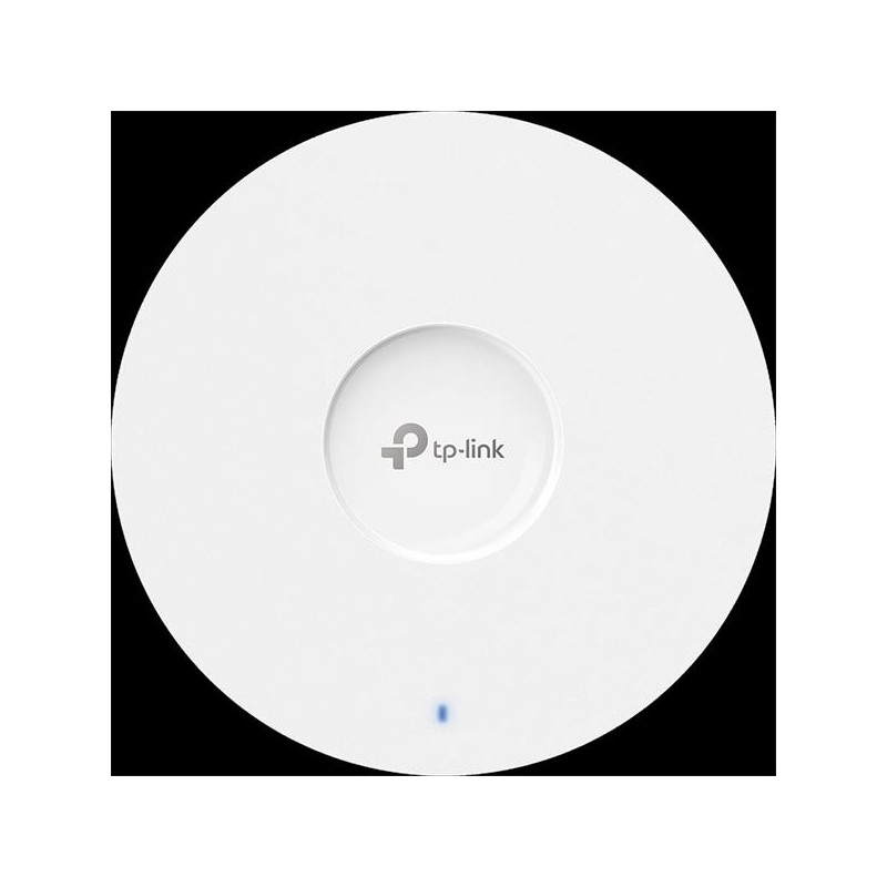 Omada AX6000 Ceiling Mount Dual-Band Wi-Fi 6 Access Point PORT: 1×2.5G RJ45 Port SPEED:1148Mbps at 2.4 GHz + 4804 Mbps