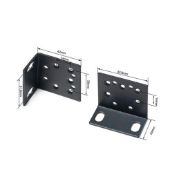 Rack-mounting Bracket Kit, Screws Included Dimensions: 0.9×1.7×1.7 in (22×43.9×42 mm)