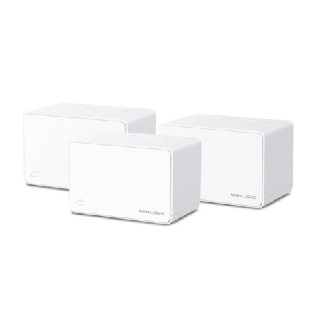 AX3000 Whole Home Mesh Wi-Fi 6 System SPEED: 574 Mbps at 2.4 GHz + 2402 Mbps at 5 GHz SPEC: Internal Antennas, 3× Gigabi