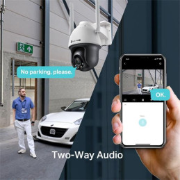 4MP 4G LTE Full-Color Wi-Fi Pan/Tilt Network Camera SPEC: 4G Cat4 150/50 Mbps, LTE-FDD/LTE-TDD/HSPA+/UMTS, H.265+/H.265/