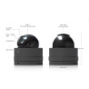 Ubiquiti UniFi Protect G5 Dome Ultra – 2K nízkoprofilová IP kamera, černá