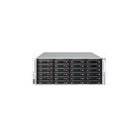 SUPERMICRO 4U chassis 36x 3,5" HS SAS/SATA (24x Front + 12x Rear/4xNVMe opt) +2x 2.5"opt., 2x1200W (80PLUS Titanium) 5Y