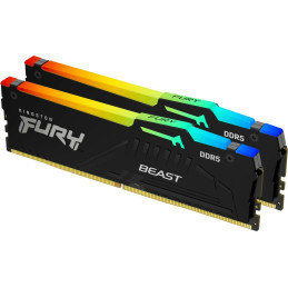 Kingston FURY Beast DDR5 32GB (Kit 2x16GB) 6000MT/s DIMM CL36 RGB EXPO