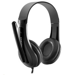 CANYON headset HSC-1, lehký, 3,5 mm jack TRRS, černá