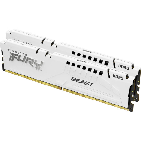Kingston FURY Beast DDR5 32GB (Kit 2x16GB) 6000MT/s DIMM CL36 White EXPO