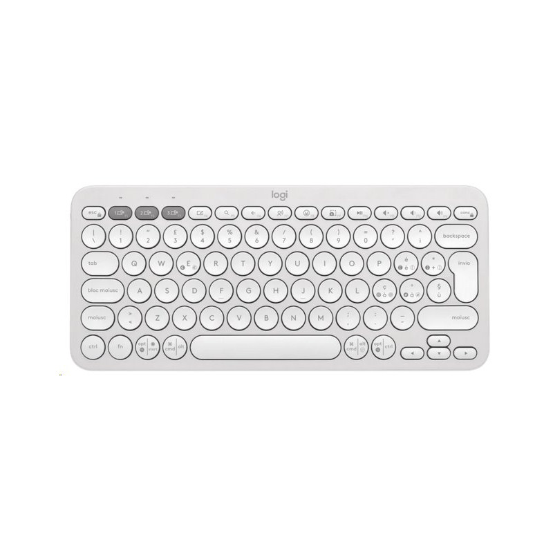 Logitech Pebble Keys 2 K380s - TONAL WHITE - CZE-SKY INT'L - BT - INTNL-973 - UNIVERSAL