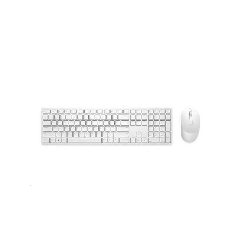 Dell Pro Wireless Keyboard and Mouse - KM5221W - Czech/Slovak (QWERTZ) - White