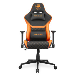 COUGAR herní židle ARMOR ONE V2 F (Tkaná látka) - černá/oranžová