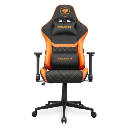 COUGAR herní židle ARMOR ONE V2 F (Tkaná látka) - černá/oranžová