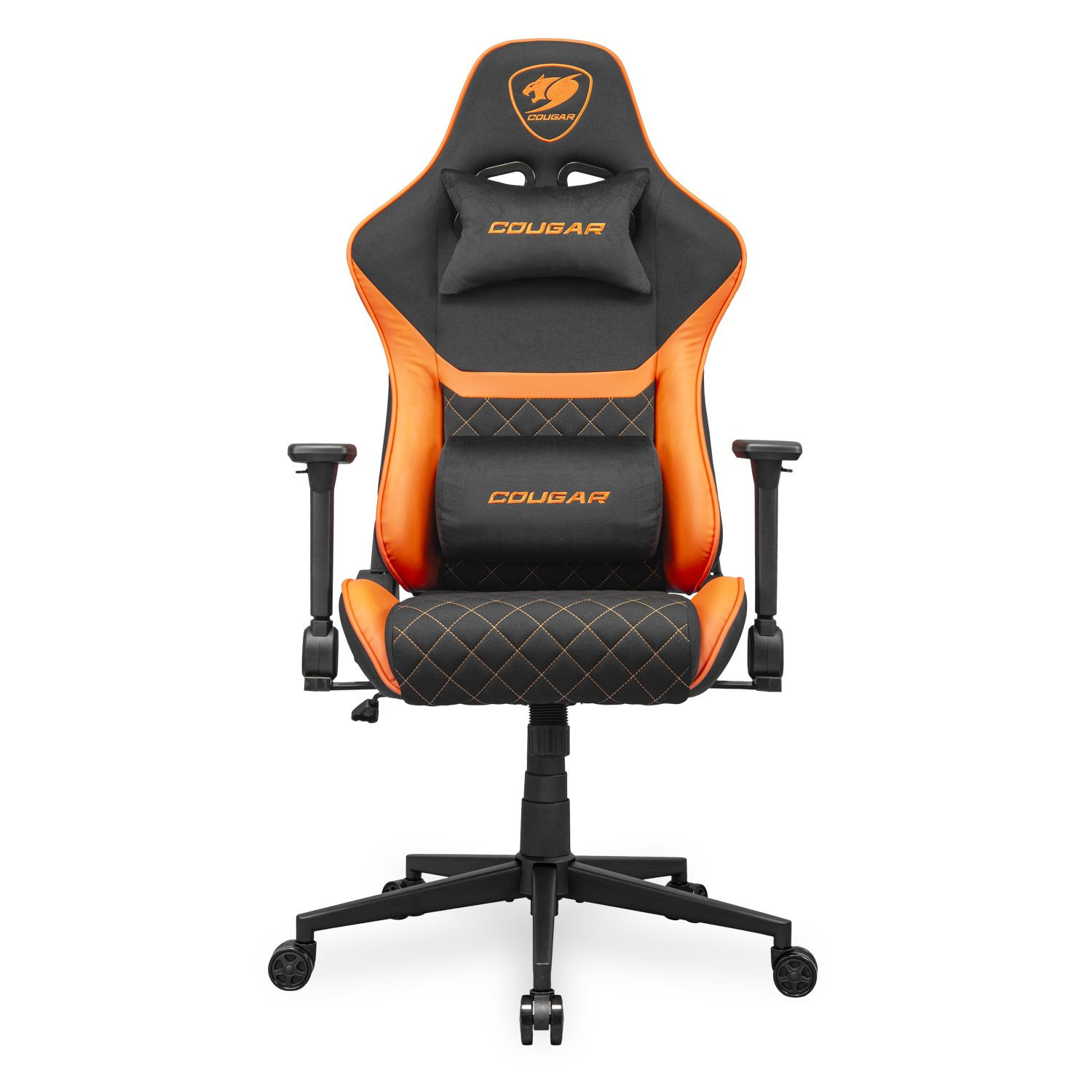 COUGAR herní židle ARMOR ONE V2 F (Tkaná látka) - černá/oranžová