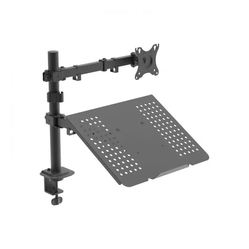 Akyga Rameno na monitor se stolkem na notebook AK-MB-04 VESA 75x75mm / 100x100 mm 15-32“