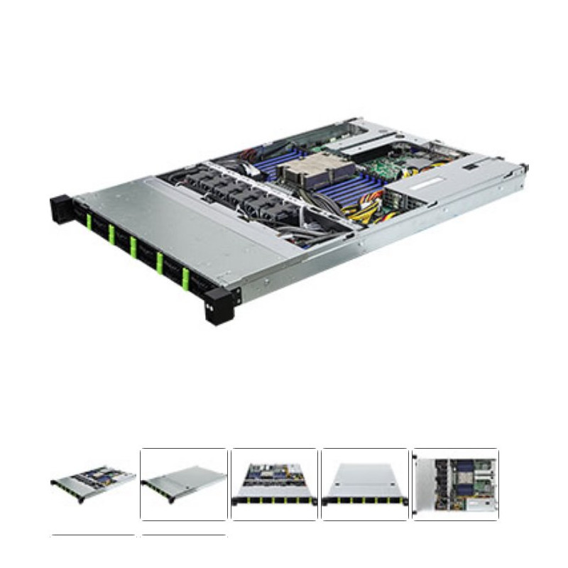 ASRock Rack 1U12E-GENOA/2L2T - SP5, EPYC 9004, 24xDDR5 ECC RD, 12x2,5"HS NVMe/SATA, 2xM.2, 1xPCIe, 2x1000W, IPMI
