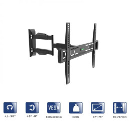 Akyga Nástěnný držák televizoru AK-MB-11 Full Motion Bracket VESA 600x400mm 37-75“