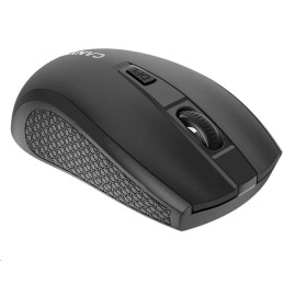 CANYON myš optická bezdrátová MW-7, nastavitelné rozlišení 800/1200/1600 dpi, 4 tl, USB dongle, 1xAA, černá