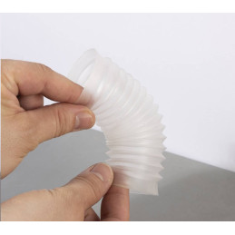 Filament PM tisková struna/filament 1,75 Rubberjet TPE88 - translucent 0,5 kg