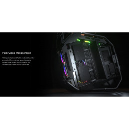 COUGAR PC skříň CRATUS Mid Tower Integrated ARGB Lighting fans 2x120mm front,1x120mm rear