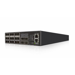 Mellanox Spectrum based 25GbE/100GbE 1U Open Ethernet switch with Cumulus Linux, 18 SFP28 ports and 4 QSFP28 ports, 2 Po