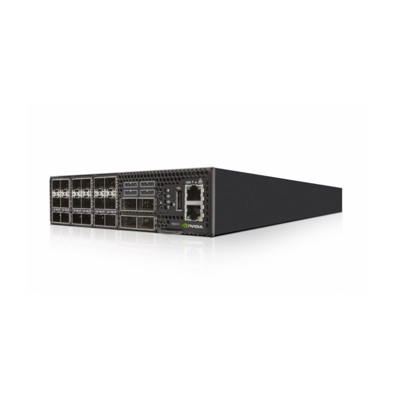 Mellanox Spectrum based 25GbE/100GbE 1U Open Ethernet switch with Cumulus Linux, 18 SFP28 ports and 4 QSFP28 ports, 2 Po