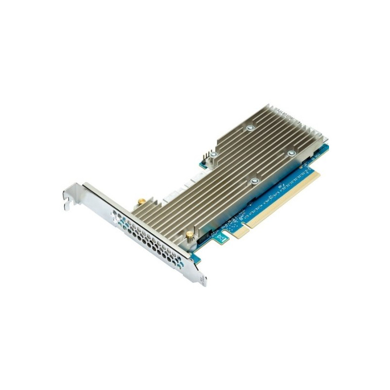 Broadcom P411W-32P NVMe Switch Adapter, 4x SFF-8654 x8, PCIe 4.0 x16, LP faktor