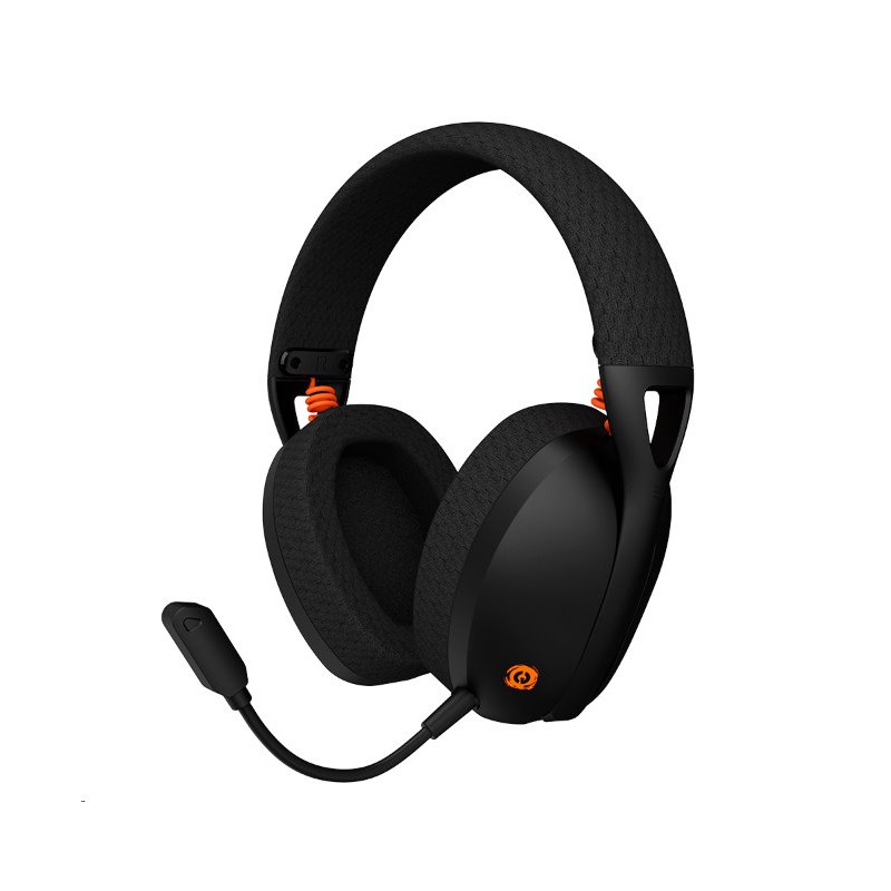 CANYON bezdrátový herní headset EGO GH-13, 2,4Ghz, BT 5.2, USB-C, prostorový zvuk 7.1, 40mm měniče, černý