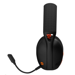 CANYON bezdrátový herní headset EGO GH-13, 2,4Ghz, BT 5.2, USB-C, prostorový zvuk 7.1, 40mm měniče, černý