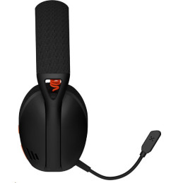 CANYON bezdrátový herní headset EGO GH-13, 2,4Ghz, BT 5.2, USB-C, prostorový zvuk 7.1, 40mm měniče, černý