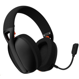 CANYON bezdrátový herní headset EGO GH-13, 2,4Ghz, BT 5.2, USB-C, prostorový zvuk 7.1, 40mm měniče, černý