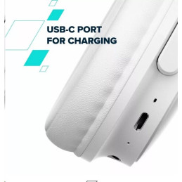 CANYON bezdrátová sluchátka OnRiff 4, BT 5.3, USB-C, baterie 500 mAh, mic., 40mm měniče, černé