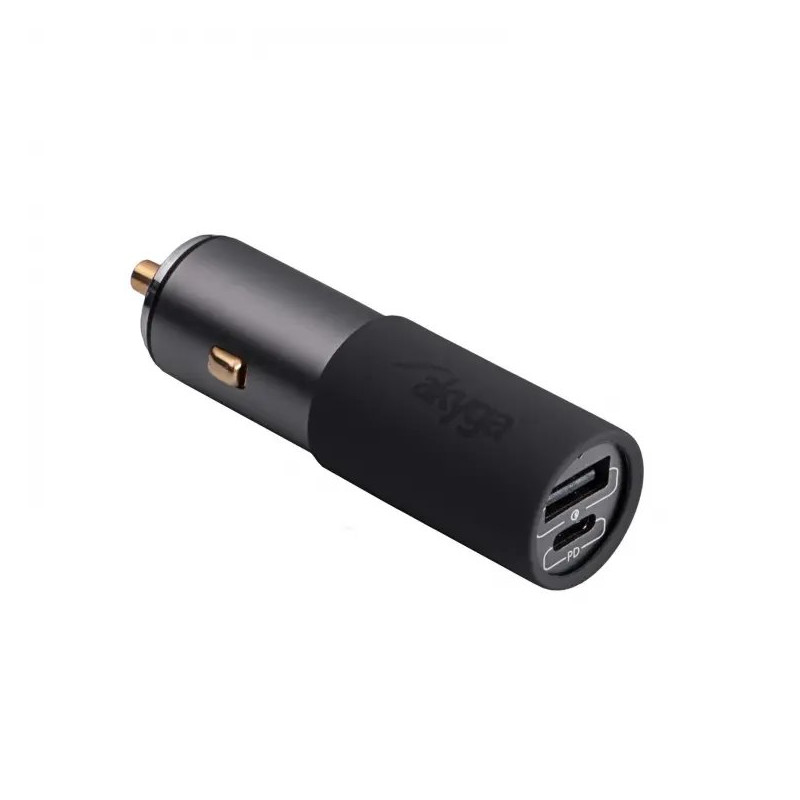 Akyga Nabíječka do auta USB-A + 3x USB-C PD 5-20V / max. 5A 100W Quick Charge 3.0 GaN