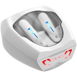 GENIUS bezdrátový headset TWS HS-M920BT/ bílý/ LED/ Bluetooth 5.0/ USB-C nabíjení