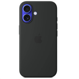 APPLE - iPhone 16 Silikonové pouzdro s MagSafe - Černé, Model A3313
