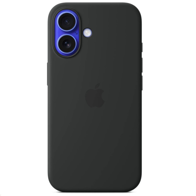 APPLE - iPhone 16 Silikonové pouzdro s MagSafe - Černé, Model A3313