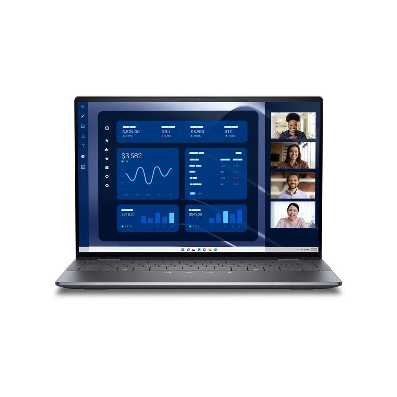 Dell Latitude 9450 2-in-1/U7 165U/16GB/512GB SSD/14" QHD+ Touch/2-in-1/IR Cam & Mic/FgrPr/Backlit Kb/W11 Pro/3Y ProSpt