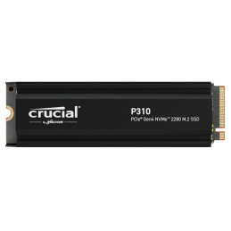 Crucial SSD 2TB P310 PCIe Gen4 2280 NVMe M.2 s chladičem