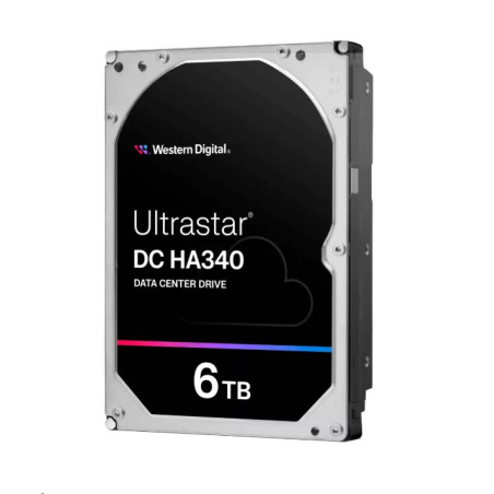 Western Digital Ultrastar DC HA340 3.5in 26.1MM 6000GB 256MB 7200RPM SATA ULTRA 512E SE