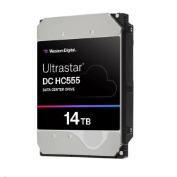 Western Digital Ultrastar DC HC555 3.5in 26.1MM 14000GB 512MB 7200RPM SATA ULTRA 512E SE