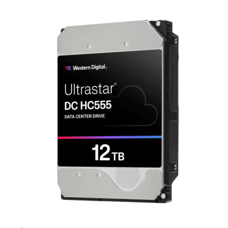 Western Digital Ultrastar DC HC555 3.5in 26.1MM 12000GB 256MB 7200RPM SAS ULTRA 512E SE P3