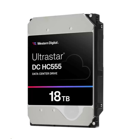 Western Digital Ultrastar DC HC555 3.5in 26.1MM 18000GB 512MB 7200RPM SAS ULTRA 512E SE P3